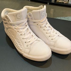 G by Guess White Hightop Sneakers